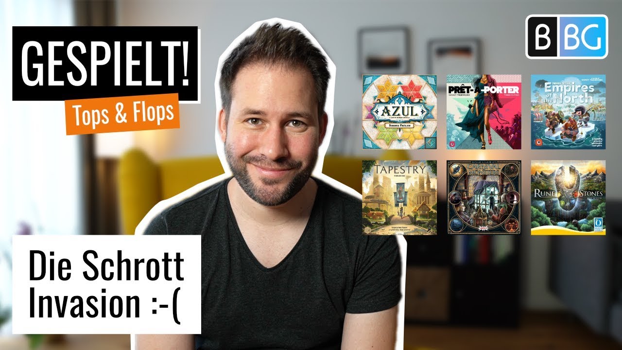 Gespielt: Azul 3, Tapestry, Rune Stones, Era, Carnival of Monsters / Kurzes Fazit zu Brettspielen