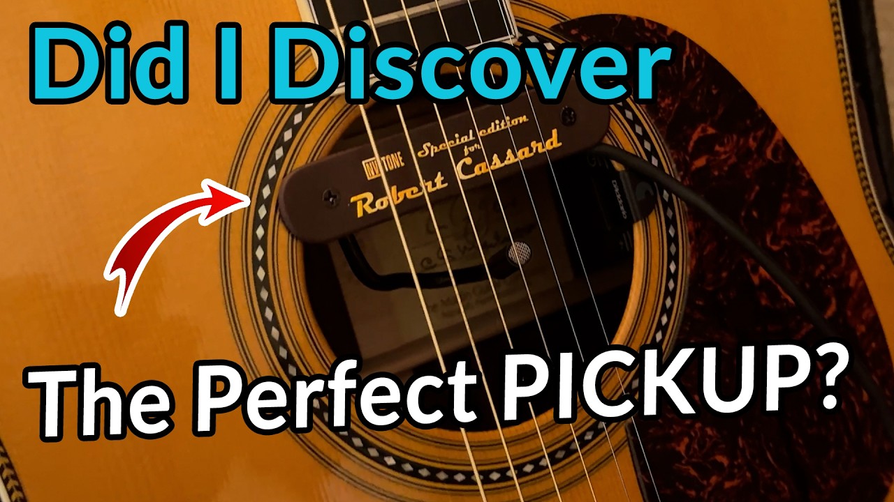Have a COLLECTIBLE acoustic guitar? Here's a non-invasive pickup that sounds totally NATURAL