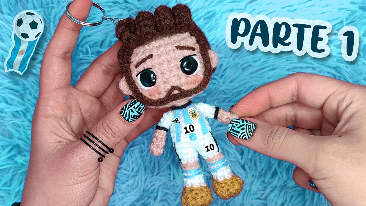 Tutorial Messi Tejido / Parte 1💜✨