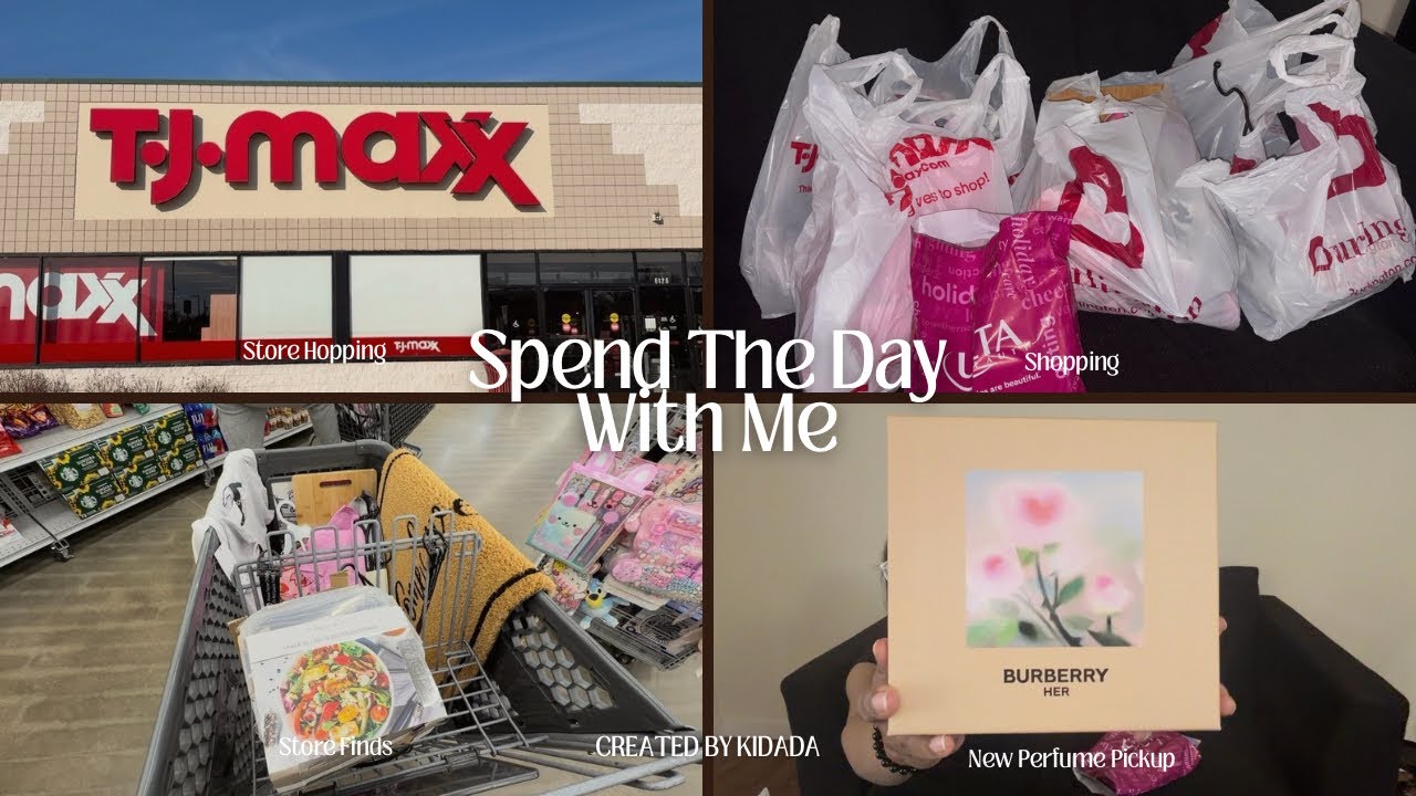 spend the day with me: come shopping with me, TJmaxx, Ulta, new pickups & more #spendthedaywithme