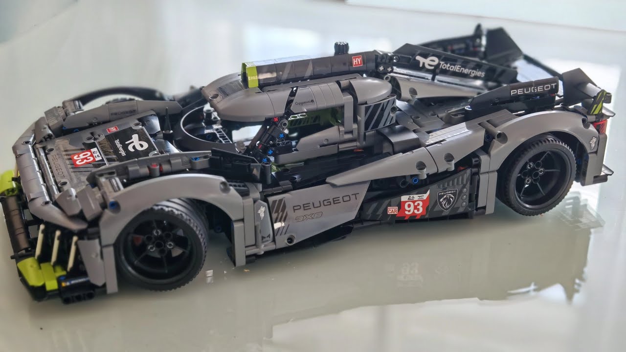 Lego Peugeot 9x8 hypercar 42156  From Lego to Simracing