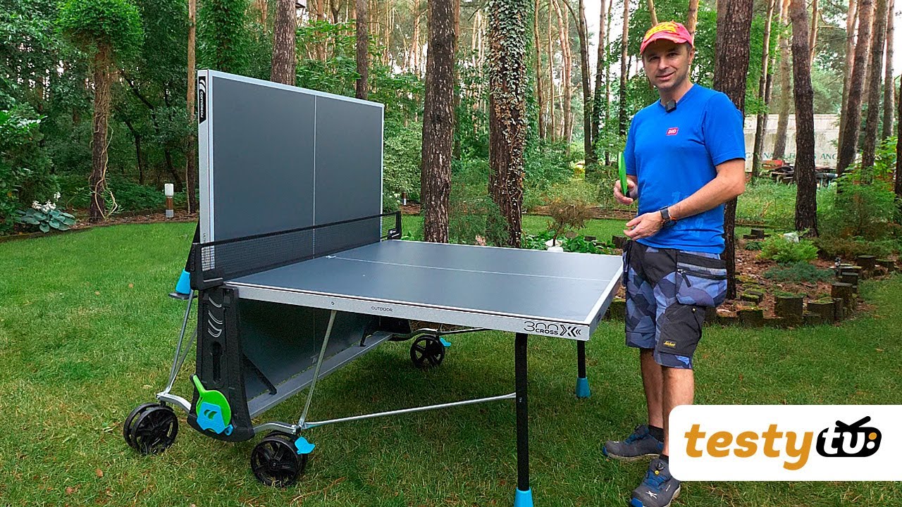 Cornilleau 300X DELTA OUTDOOR - stół zewnętrzny do tenisa stołowego + akcesoria