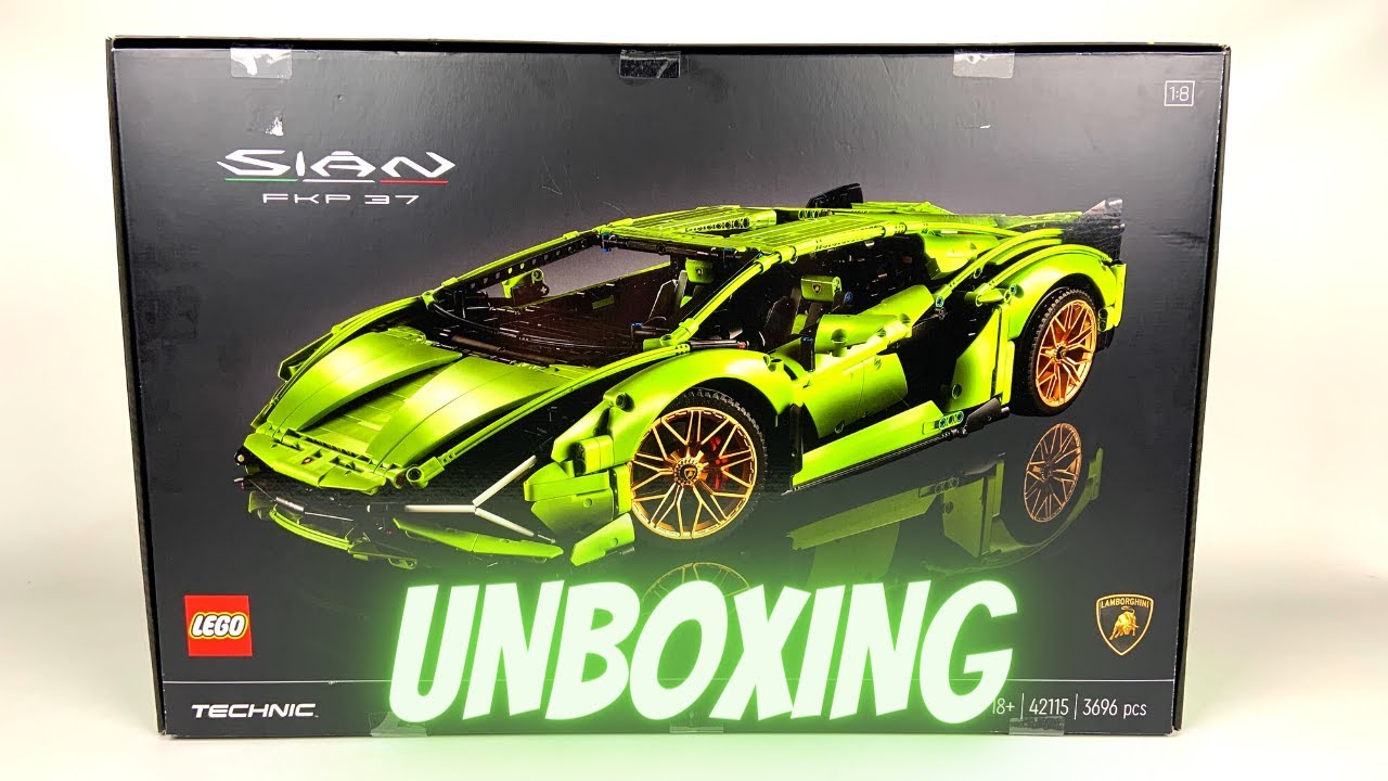 LEGO TECHNIC 42115 - Lamborghini Si&aacute;n FKP 37 - UNBOXING