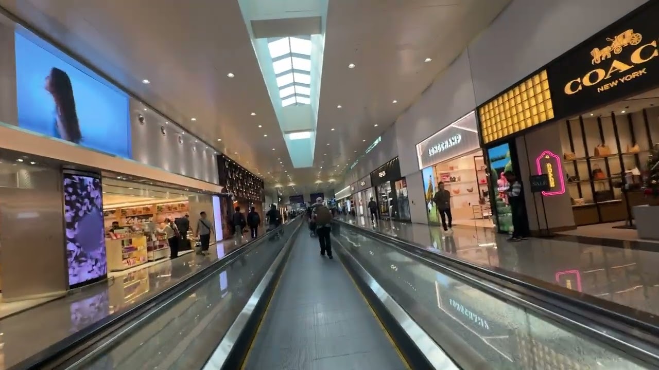 Walking to My Gate at TPE