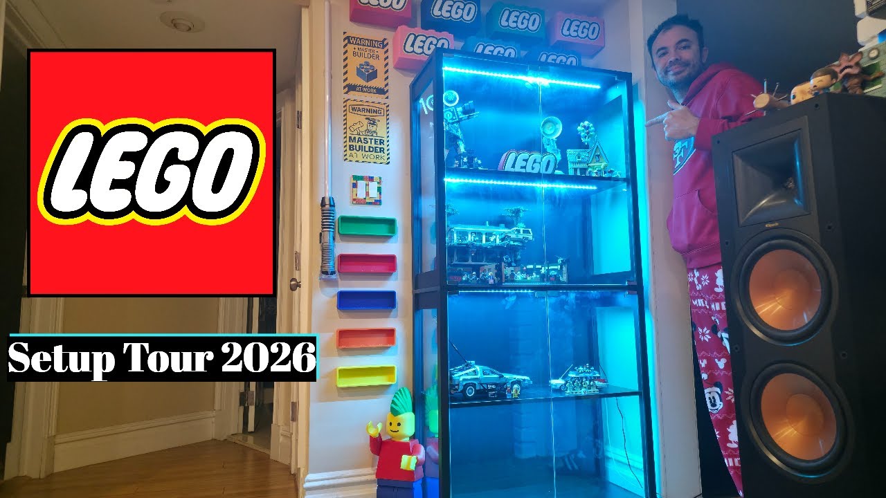 My Lego Collection Room Tour in 2026 | Stranger Things, Back To Future, Ghostbusters, Disney, + More