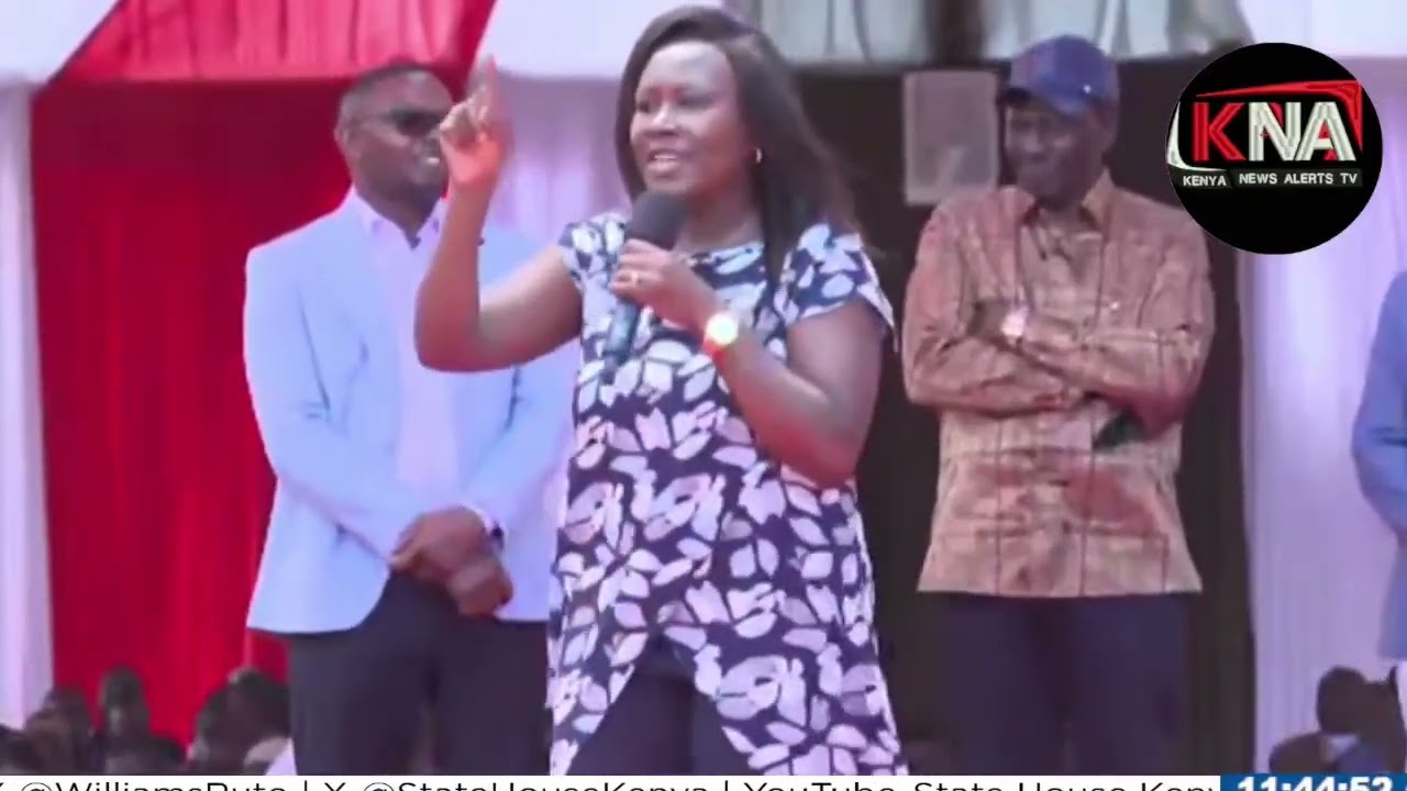 FIRE WORKS AS GOVERNOR MBARILE CHARGES YOUTHS LIVE AGAINS THE OPPOSITIN DURING NYOTA FUNDING