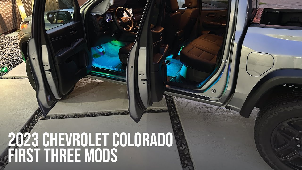 First 3 mods to my 2023 Chevrolet Colorado Trail Boss