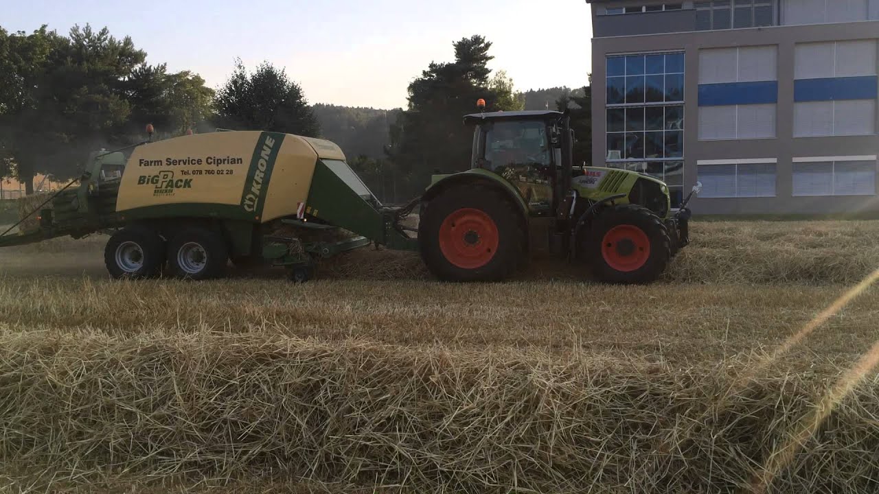 Claas Arion 550 mit Krone