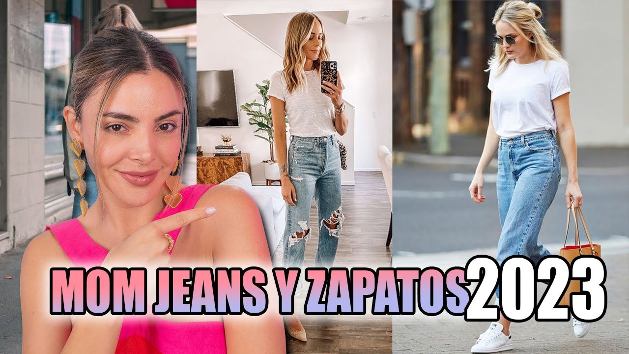 ASÍ SE LLEVARÁN LOS MOM JEANS CON ZAPATOS EL 2023 ✅ Dani Mateluna Asesora de Imagen.