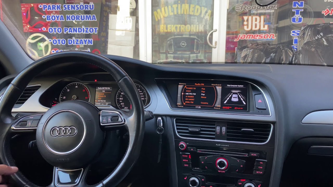 AUDİ A4 A5 NEW OLD ( 2008 2013 ) ANDROİD 8.8 İNÇ MULTİMEDYA NAVİGASYON SATIŞ MONTAJ ADANA