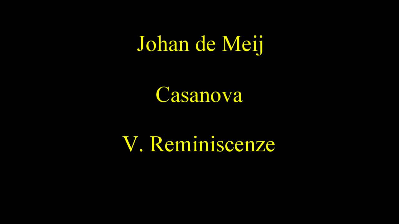 Johan de Meij - Casanova ( Concerto For Cello and Wind Orchestra )