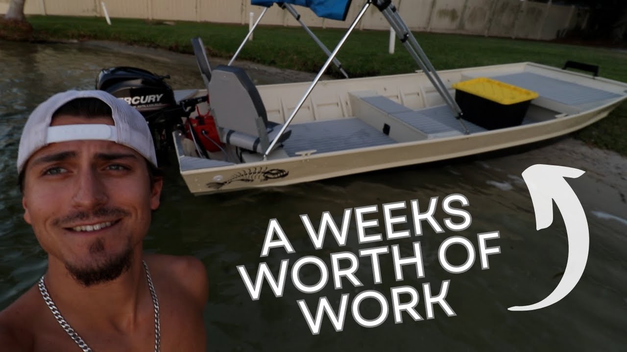 Building The Simplest / Most Affordable Jon Boat!! DIY