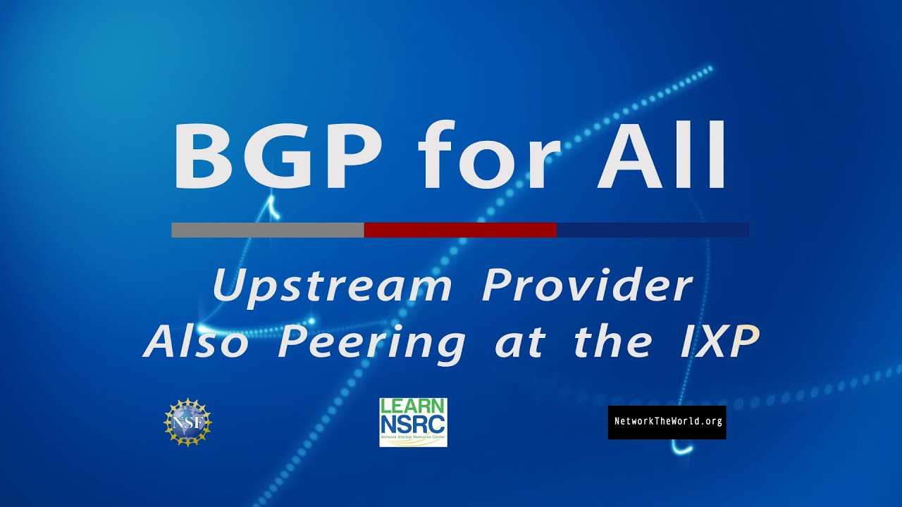 Upstream Provider Also Peering at the IXP