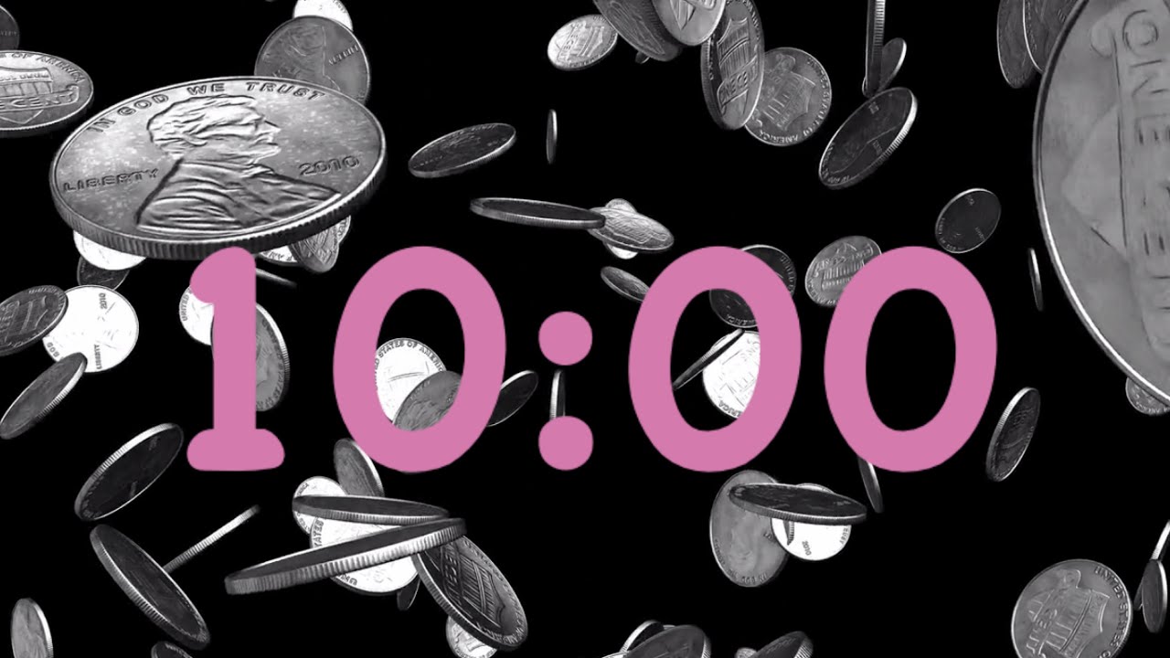 10 Minute Money and Coins Timer with Music | Soothing Lovers