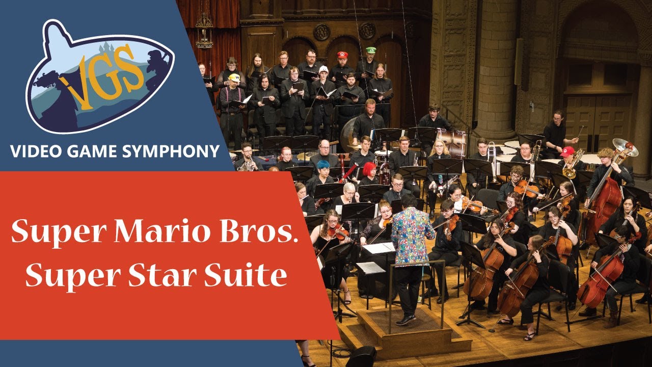 SUPER MARIO BROS. - SUPER STAR SUITE performed LIVE by the VIDEO GAME SYMPHONY!