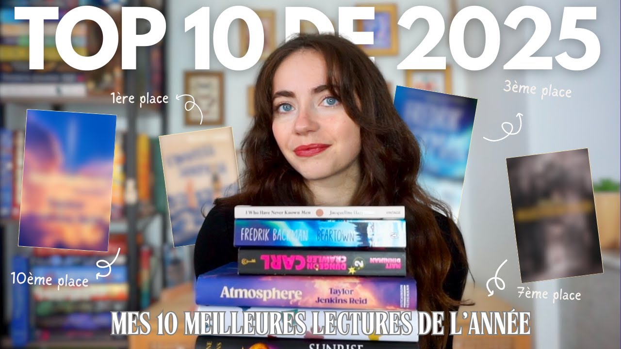 Top 10 de 2025 🏆 Mes meilleures lectures de l'année