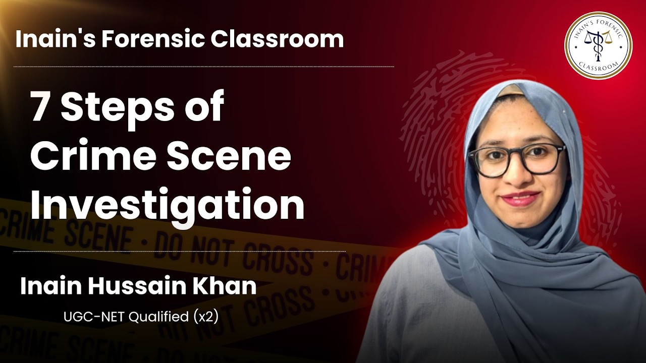 7 S’s of Crime Scene Investigation | Crime Scene Management