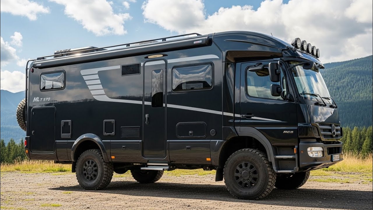 Hymer ML-T 570 4x4 2026 года — роскошный внедорожный автодом из Германии!
