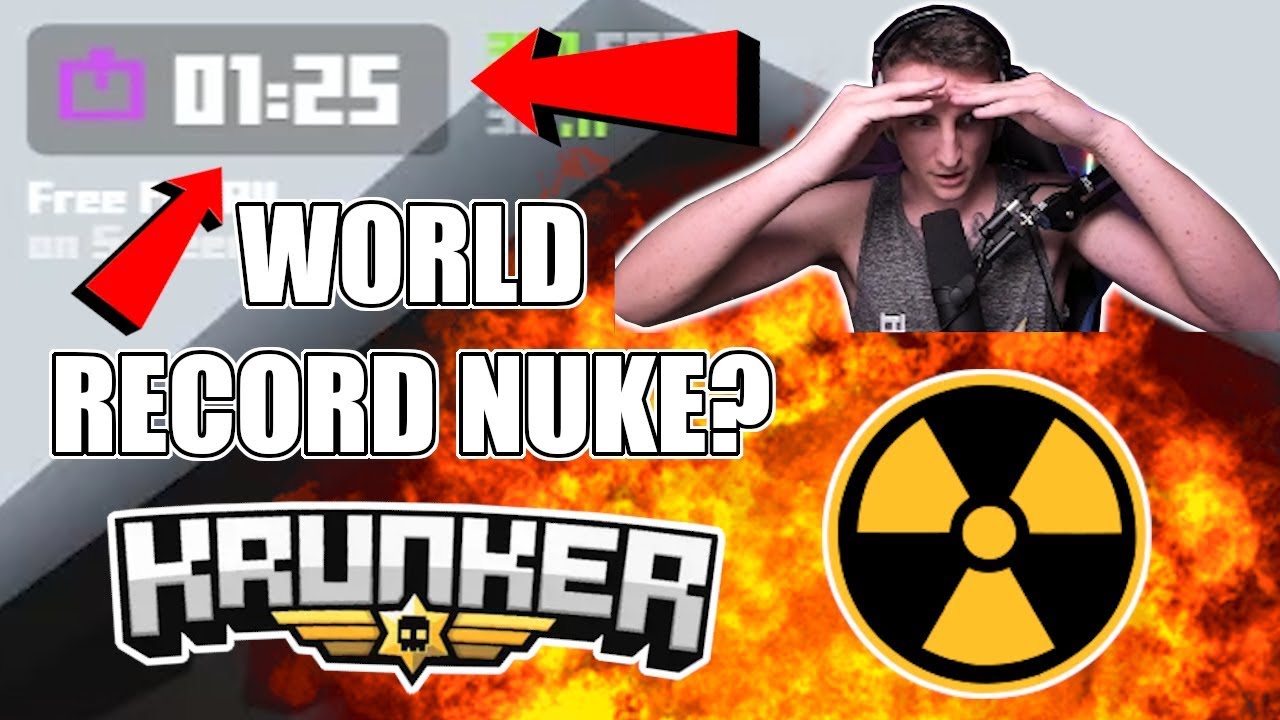 WOLRD'S FASTEST NUKE on Krunker??? INSANE Krunker Gameplay!!!