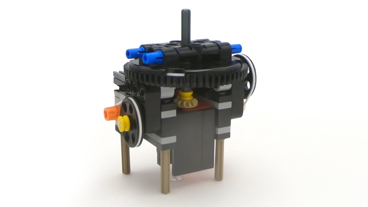 Compact Turret Mechanism with Micro Motors and Rubber Bands