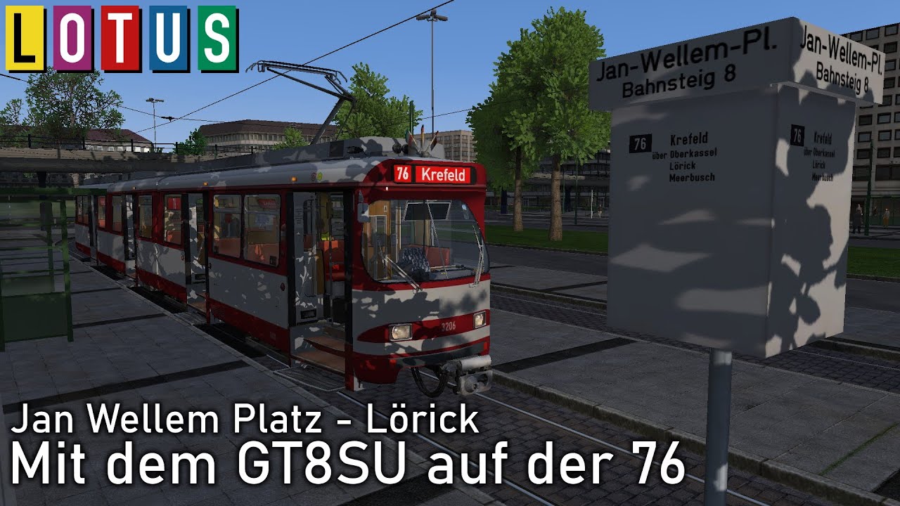 GT8SU ab Jan Wellem Platz als 76 nach Krefeld | Let's Play LOTUS Düsseldorf 1981 #03