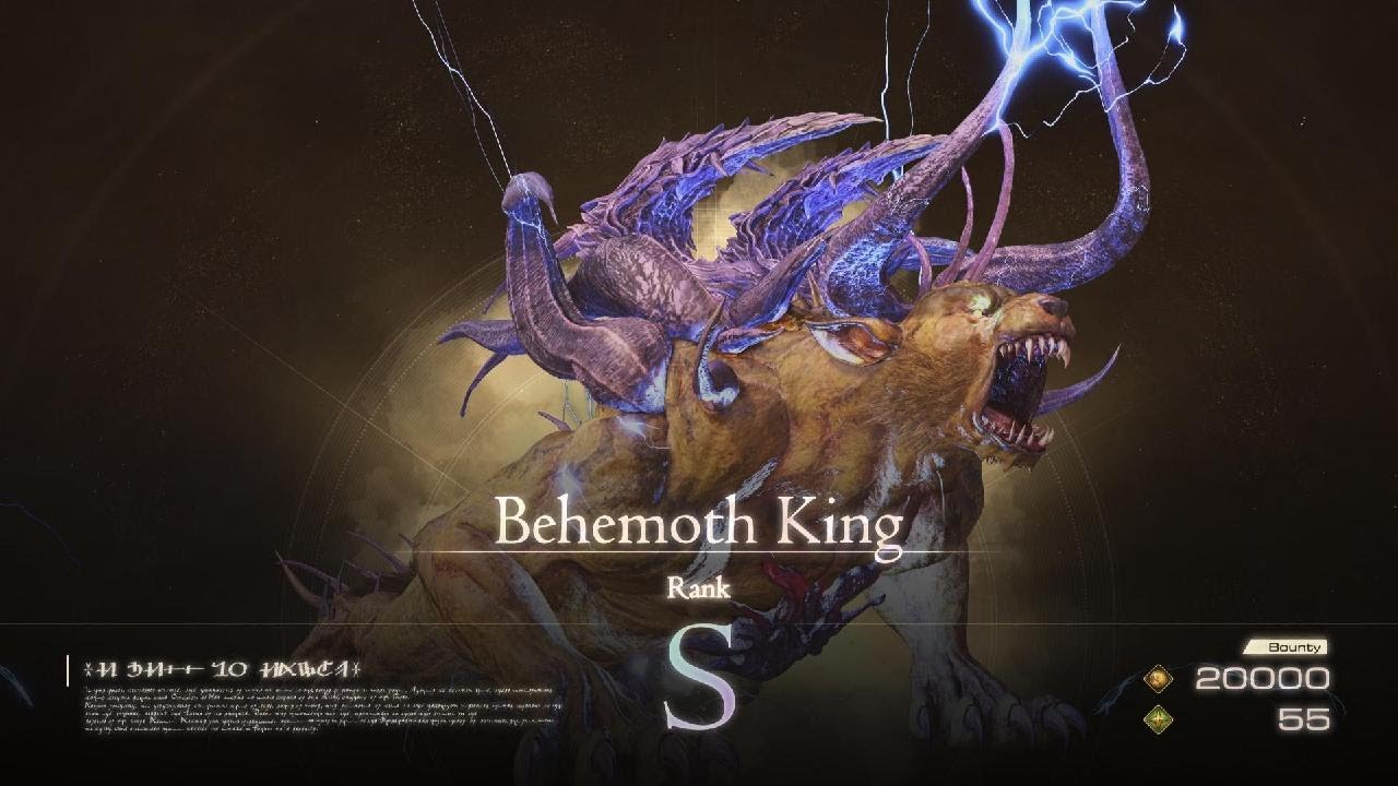 FINAL FANTASY XVI - Behemoth King
