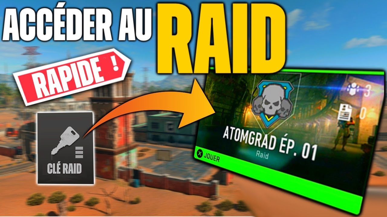 ATOMGRAD: comment accéder au RAID de MODERN WARFARE 2 (clé rapide!)