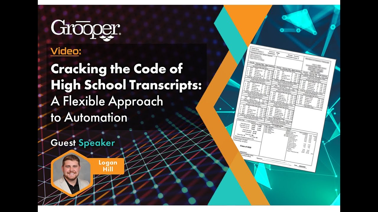 Cracking the Code of High School Transcripts: A Flexible Approach to Automation