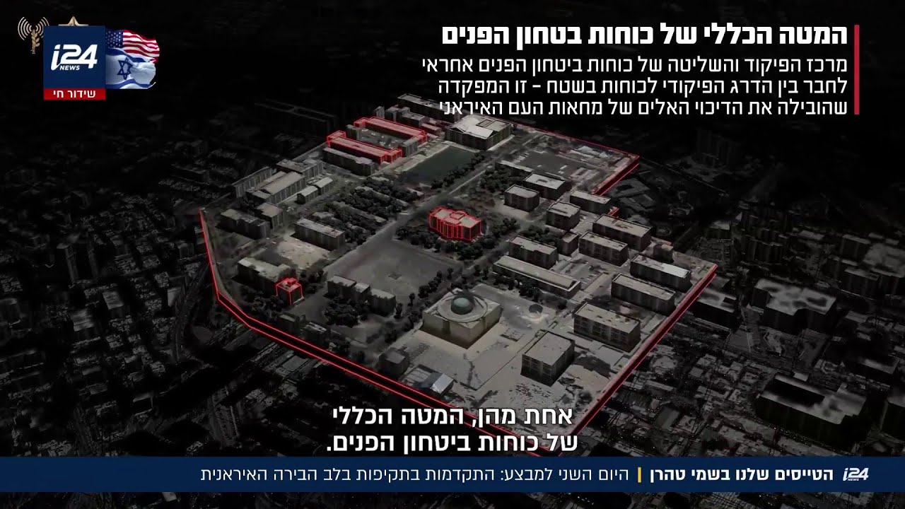 הטייסים שלנו בשמי טהרן: התקדמות בתקיפות בלב הבירה האיראנית