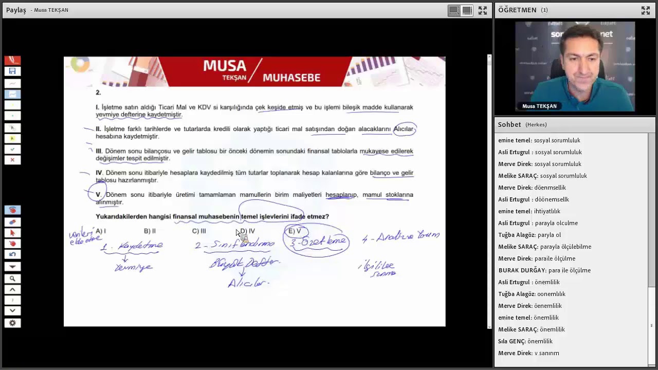Muhasebe Temel Kavramlar   Genel Bilgiler