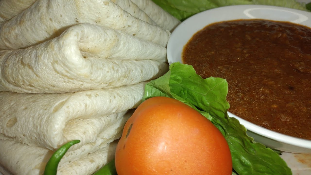 أشهر اكلة سودانية تقليدية /ملاح التقلية مع القراصة السودانية😋