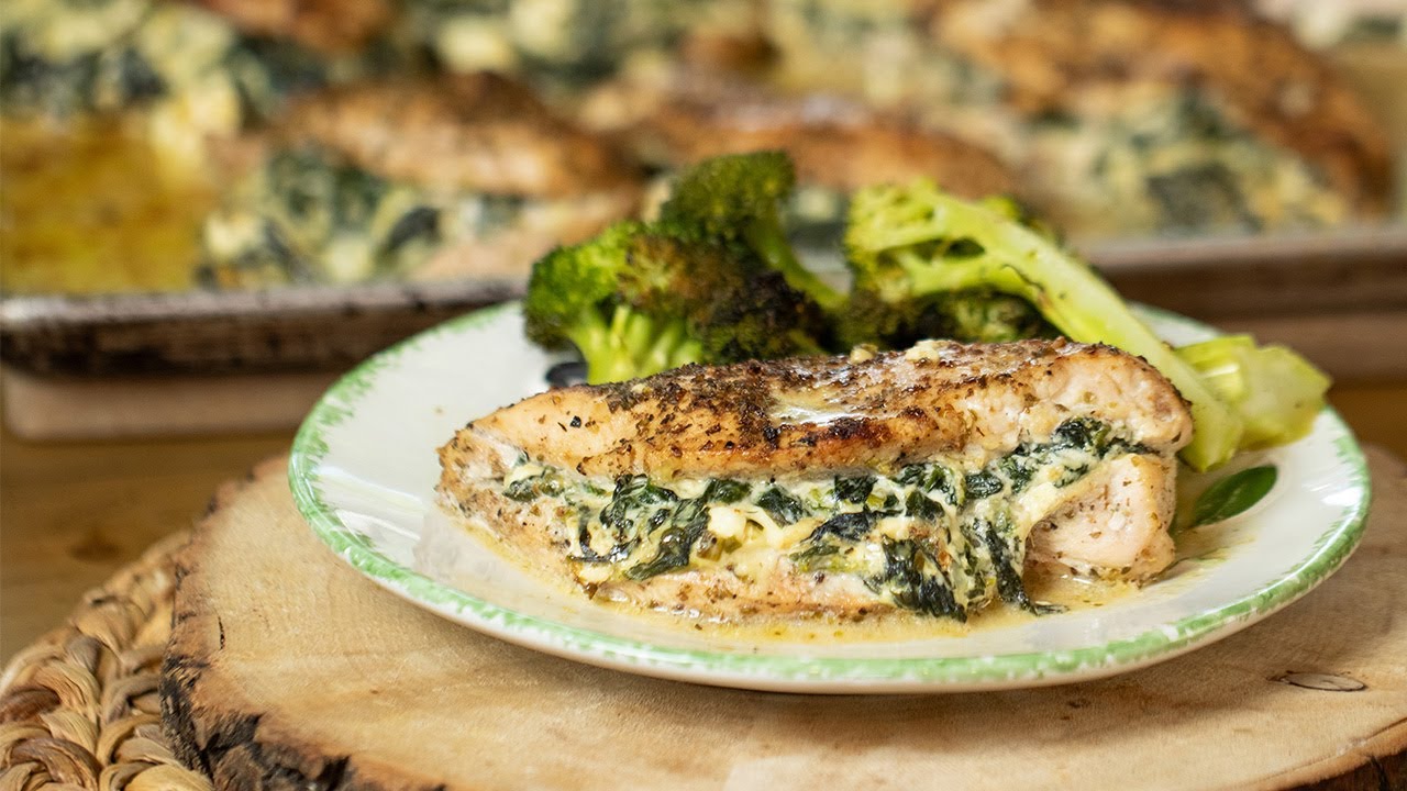 Stuffed Chicken Like You've Never Had It Before! (Spanakopita Style)