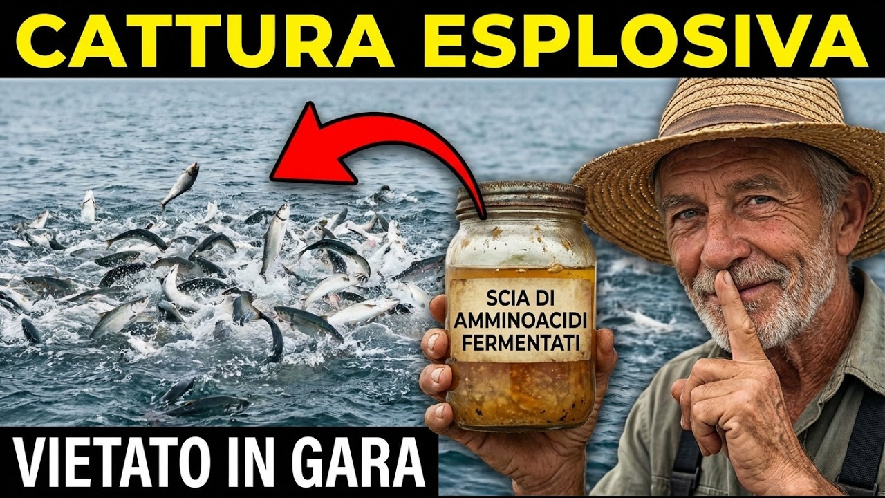 QUESTO TRUCCO DI PESCA DA RIVA È VIETATO: Prende Troppi Pesci Troppo In Fretta (Metodo Antico).