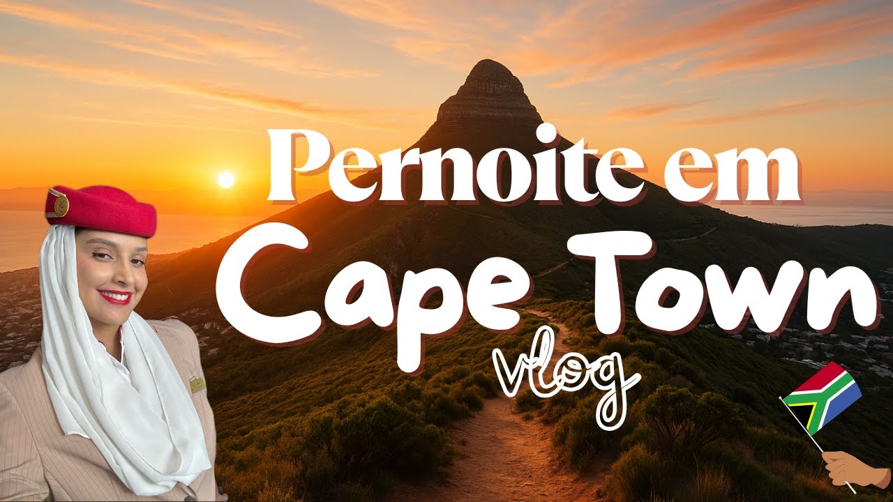 Pernoite em Cape Town | Comissária de bordo Emirates | Mini travel vlog