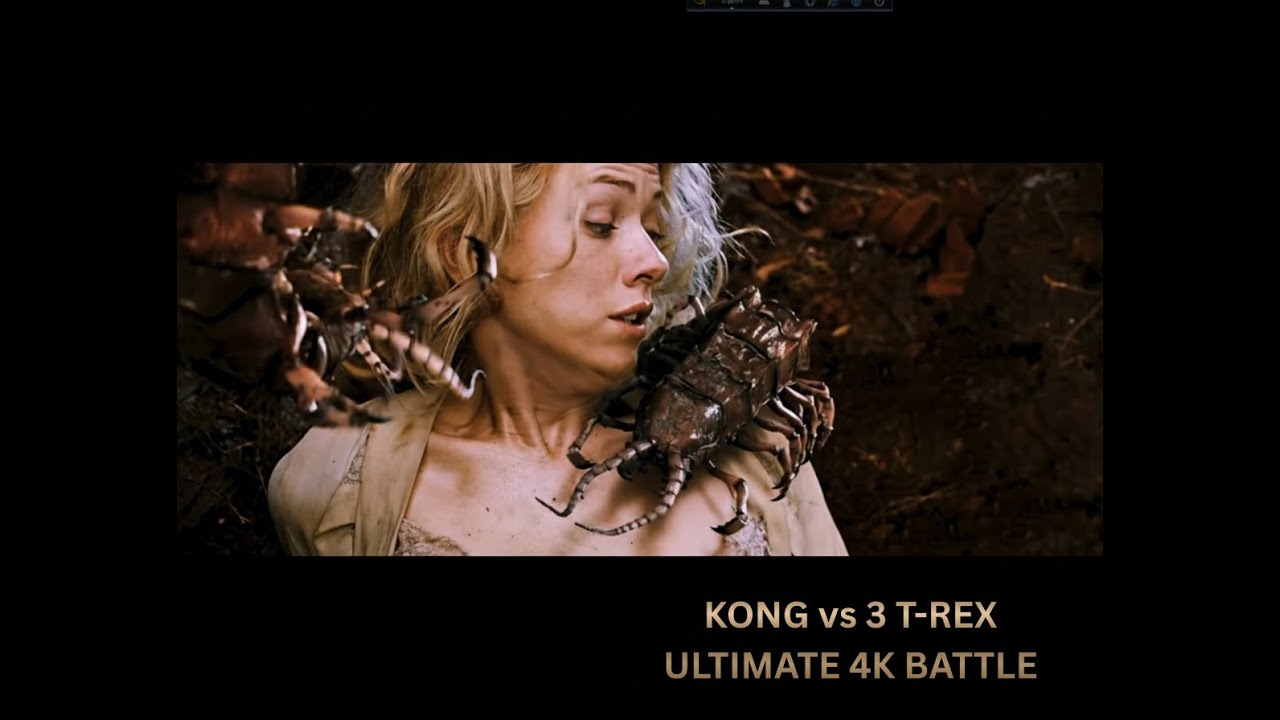 The King Defends His Queen &ndash; Kong vs. T-Rex Epic 4K Fight Scene | King Kong (2005)