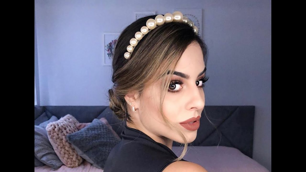 TUTORIAL: PENTEADO COM TIARA DE PÉROLAS