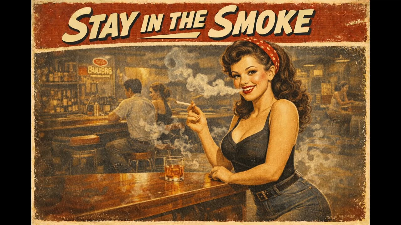 STAY IN THE SMOKE 🔥 Slow Rock&rsquo;n&rsquo;Roll 50s | Vintage Rockabilly Vibes