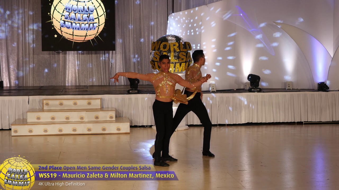 WSS19 - Mauricio Zaleta & Milton Martinez Open Men Same Gender Couples Salsa 2nd Place