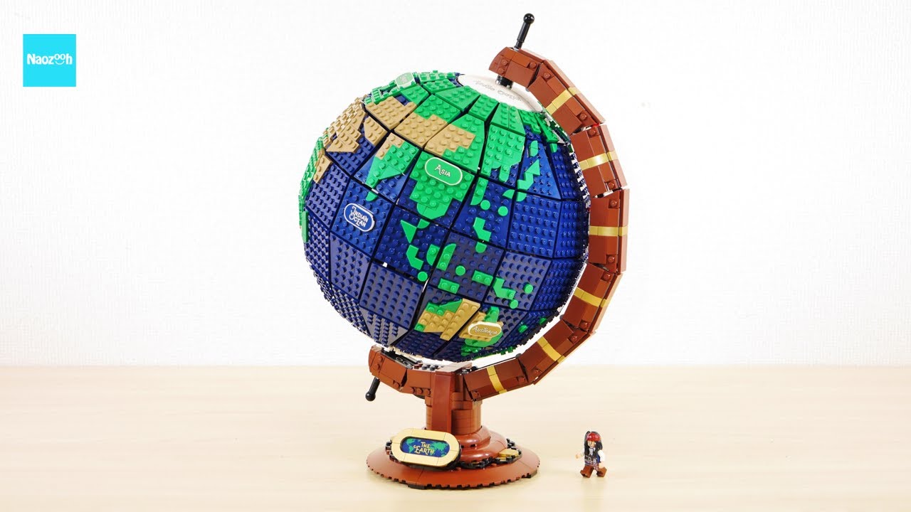 レゴ アイデア 地球儀 21332 ／ LEGO Ideas The Globe Speed Build & Review