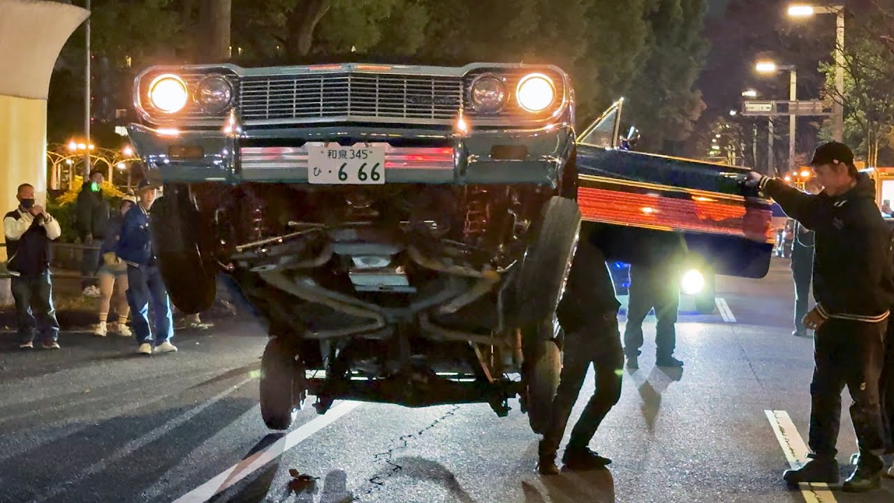 LOWRIDERS HOPPING & Cruising the streets of Japan!