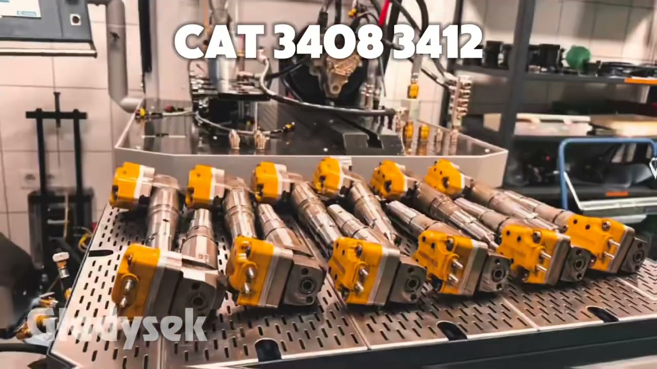Czyszczenie testowanie kodowanie pompowtryskiwaczy CAT HEUI CR C7 C9 7.3L 3126 3408 3412 320D C6.4.