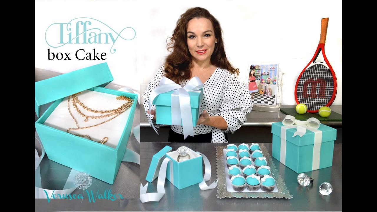 3D Tifanny box Cake -  Perfect sharp edges square cake