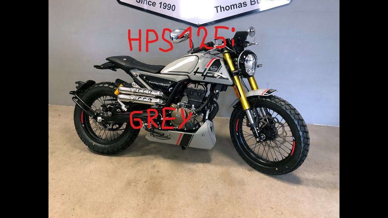 Mondial HPS 125i Hipster ABS E5 - Grey/Grau - Infos, Walkaround