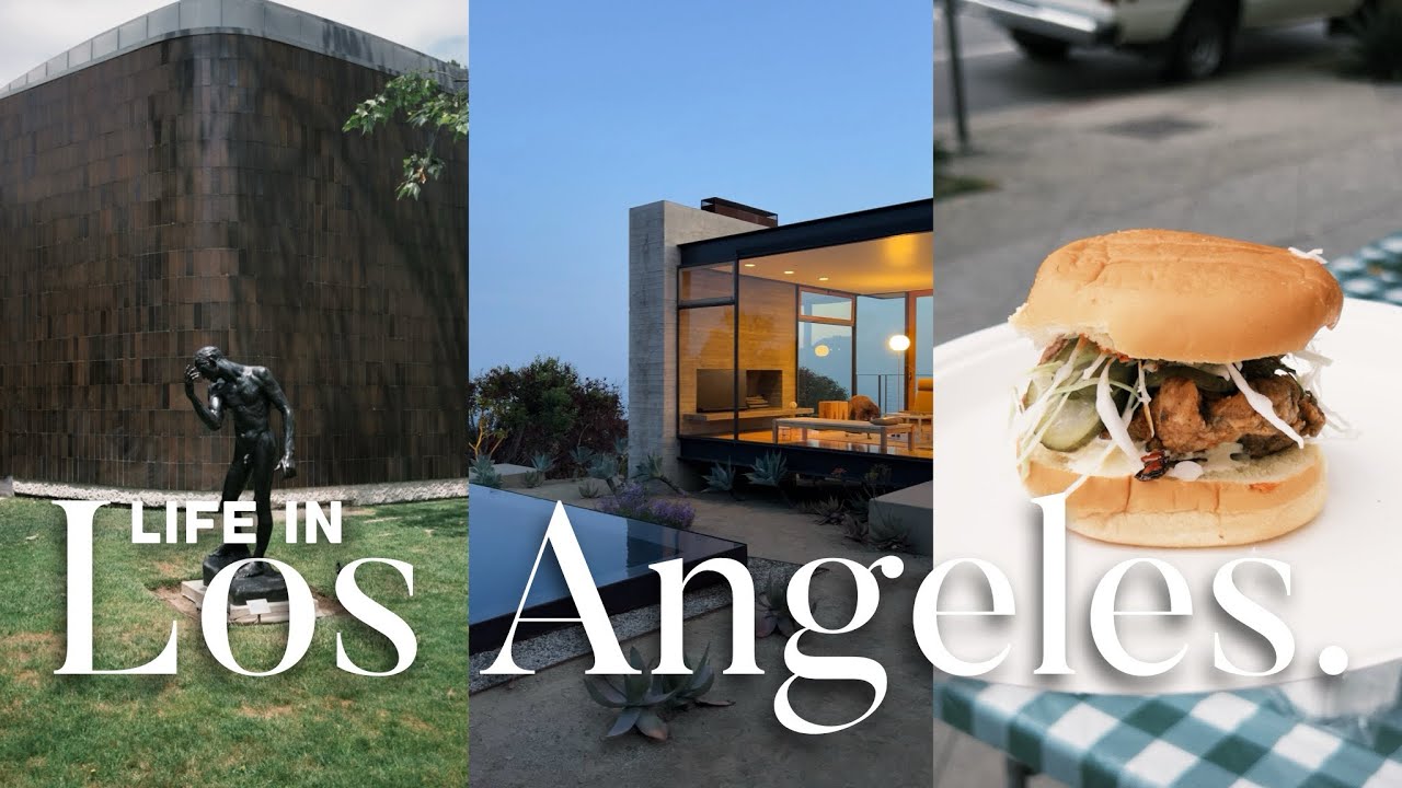 LA vlog | long weekend in los angeles, venice, malibu, saddle peak house, art museum, carpinteria