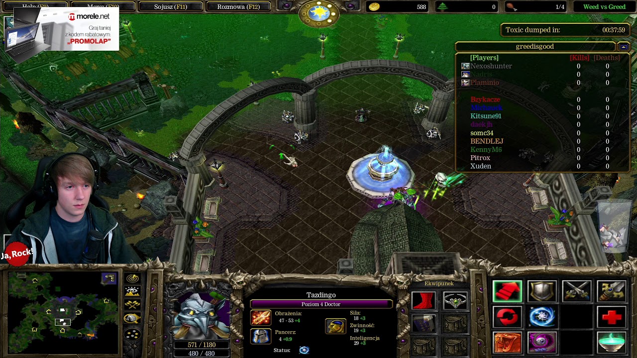 TROLL JEST FAJNY! - Warcraft III: (Weed vs Greed)