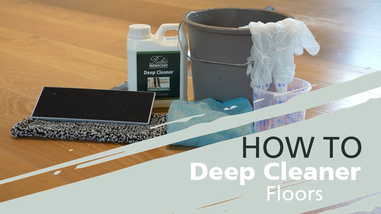 How to prepare or clean your oak hardwood flooring with the Deep Cleaner | Rubio Monocoat