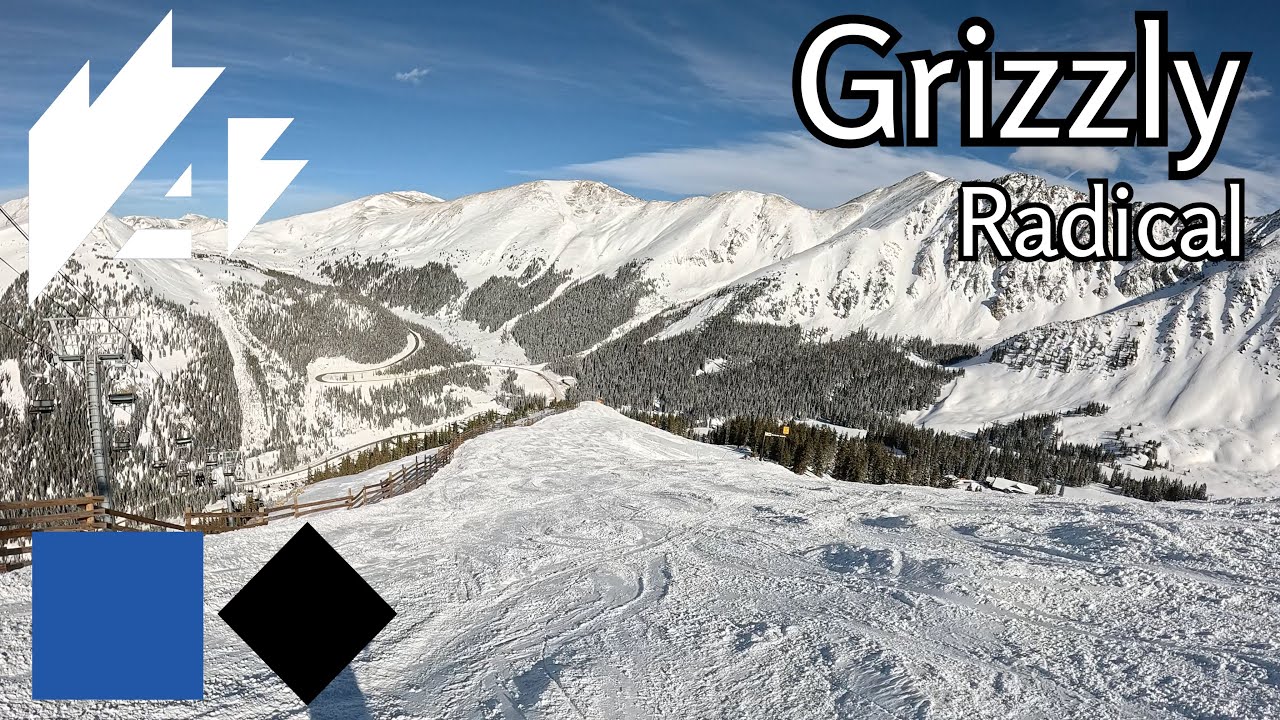 Arapahoe Basin 1/3/25 - Grizzly Road to Radical (4K)