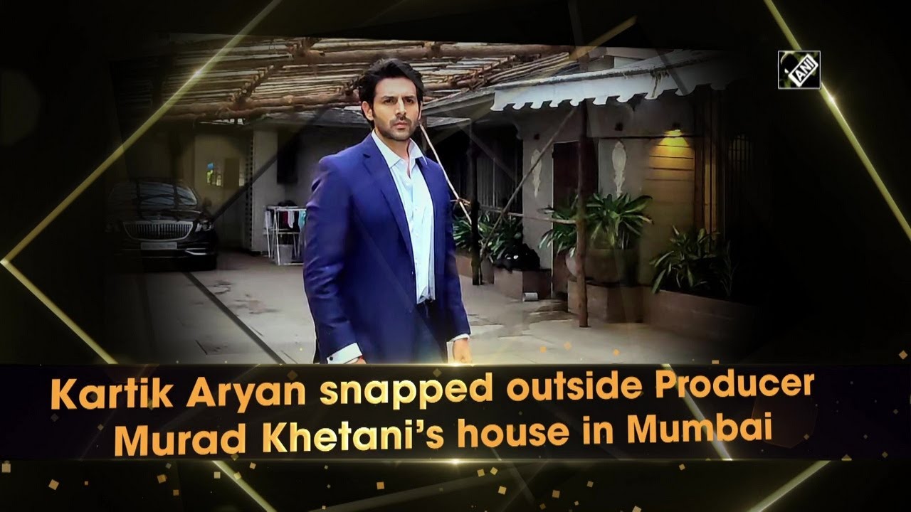 Kartik Aryan snapped outside Producer Murad Khetani&rsquo;s house in Mumbai