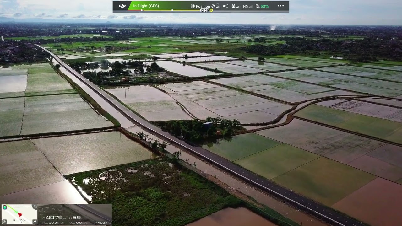 DJI Mavic Pro Platinum range test: Bay xa 5500m sóng vẫn ổn định, bay về pin còn 20% (14/07/2024)