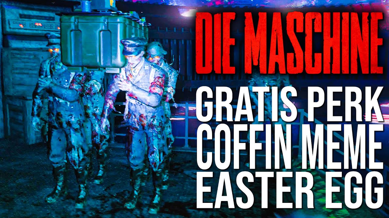 Gratis Perk und Starke Waffe | Coffin Meme Easter Egg Tutorial | Die Maschine: Cold War Zombies